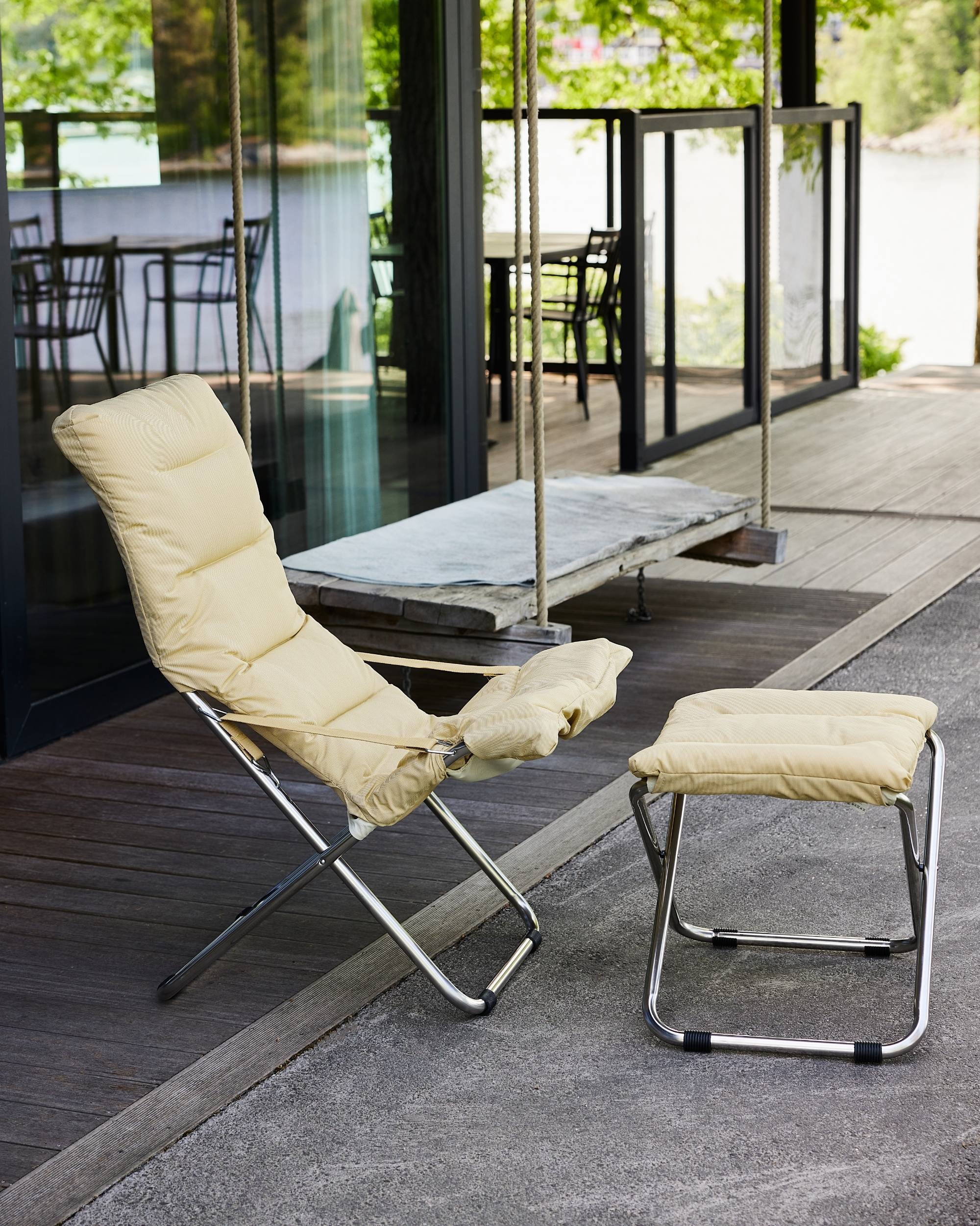 Fotskammel Chico Soft til Solstol Fiesta Soft fra FIAM