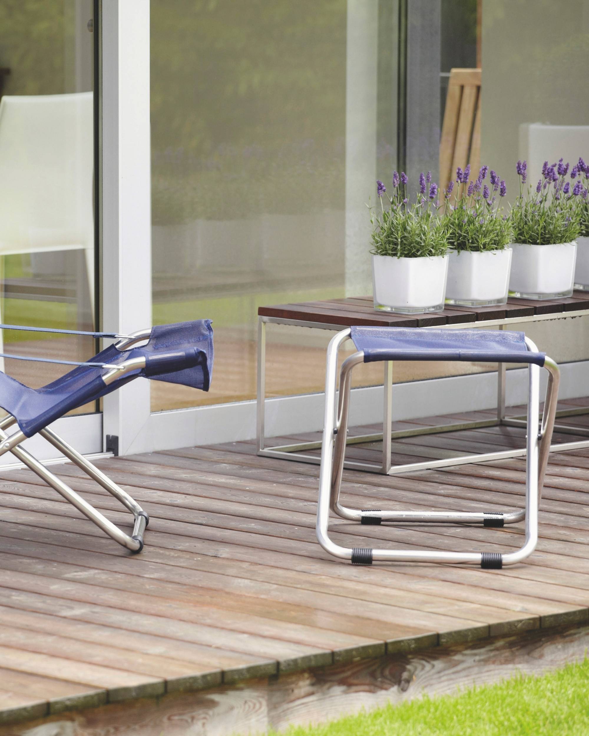 Fotskammel Chico Texfil til Solstol Fiesta Texfil fra FIAM