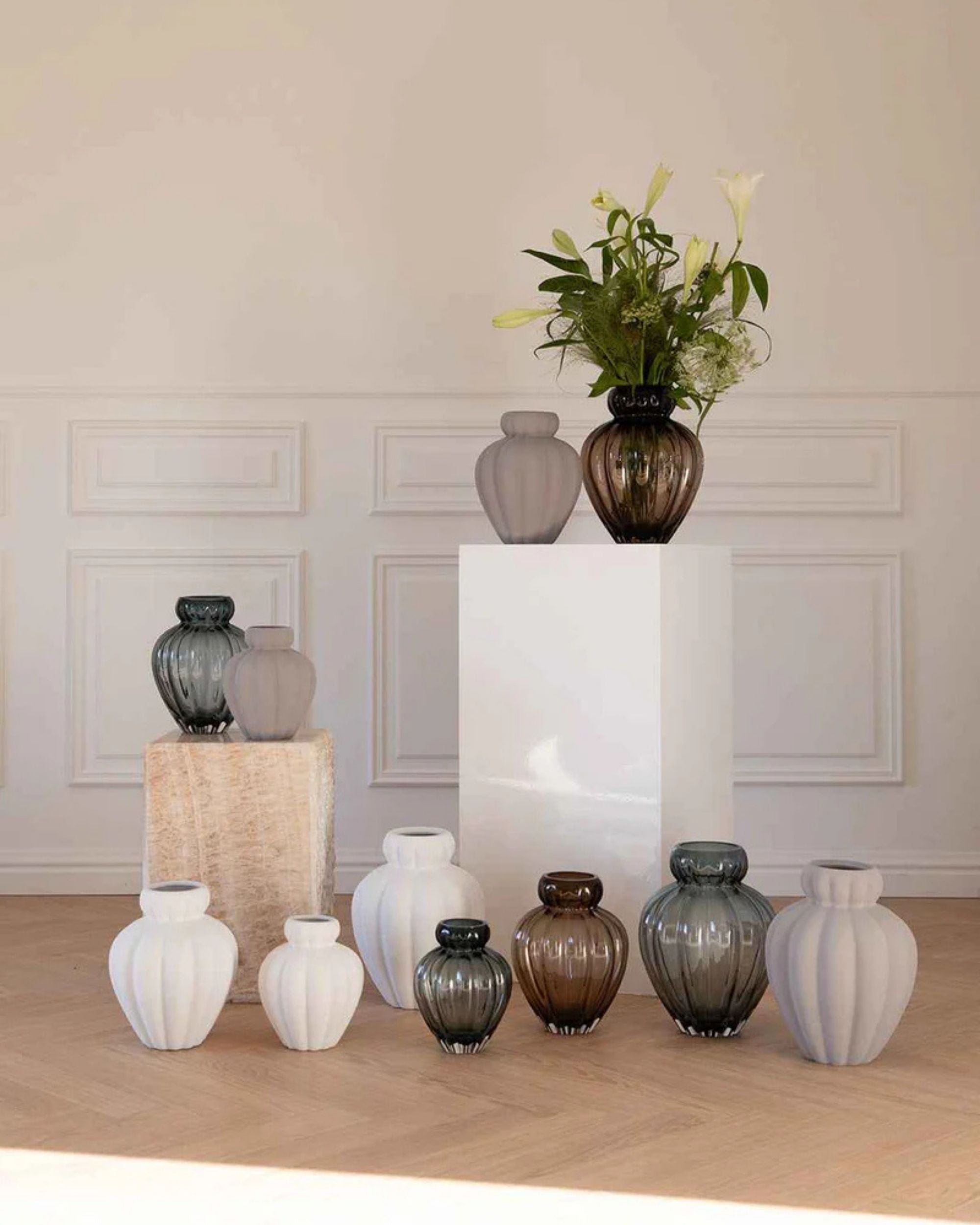 Brun Audry Vase Liten fra Specktrum