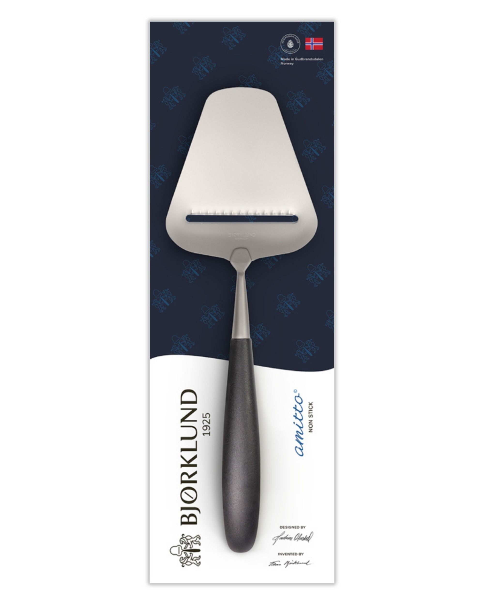 Ostehøvel Amitto universal fra Bjørklund (Svart)