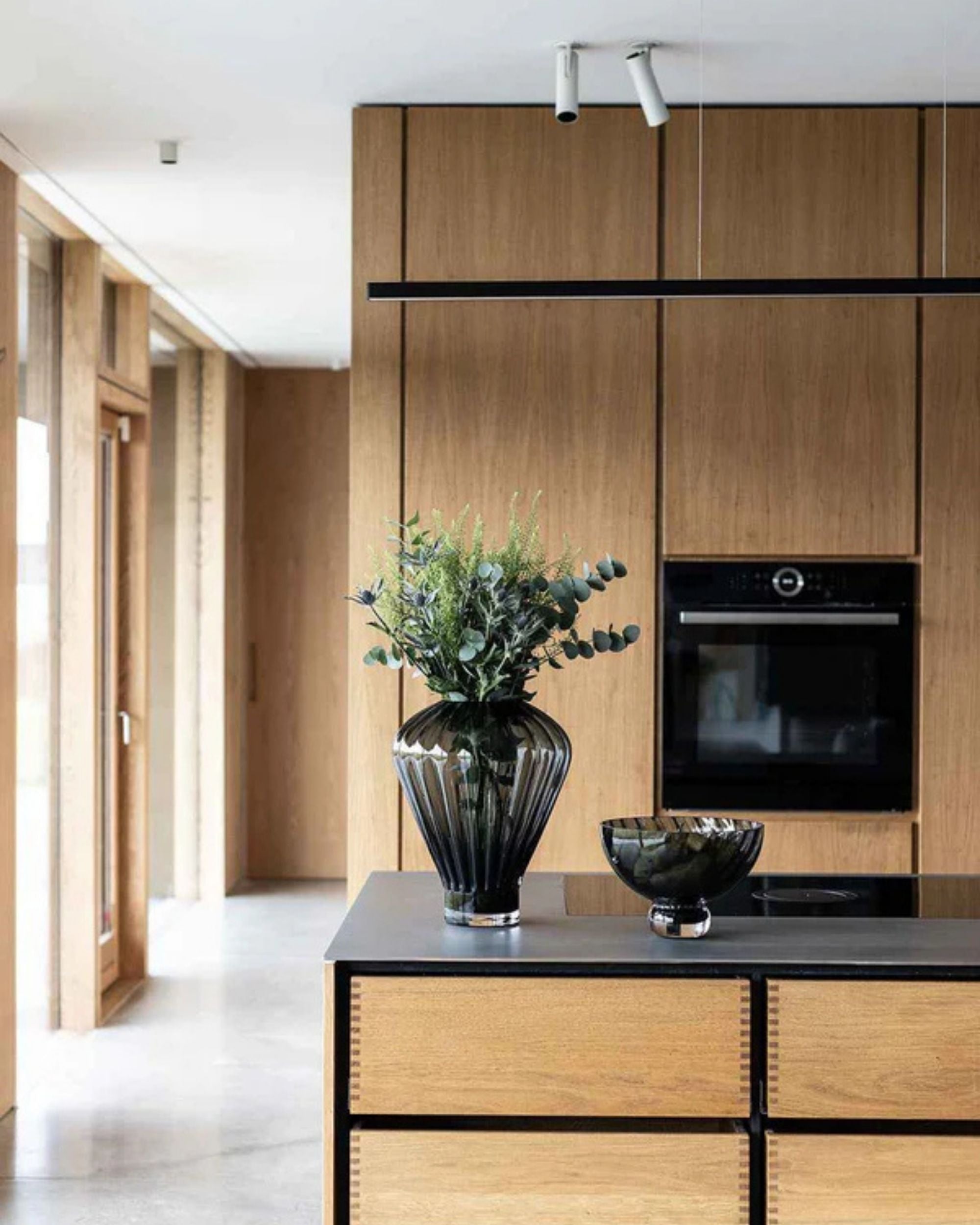 Grå Evelyn Vase Stor fra Specktrum