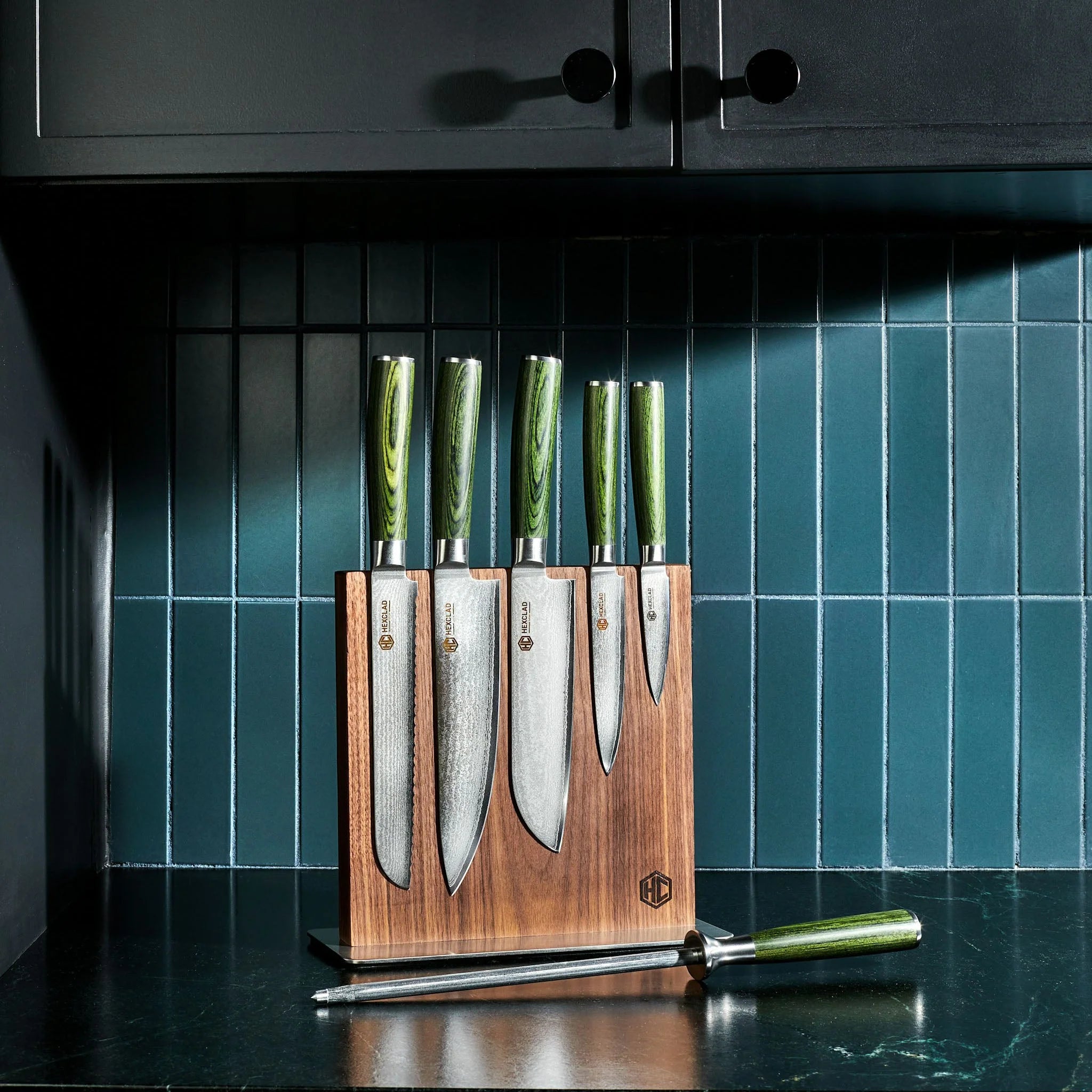 Knivsett fra Hexclad (6 deler)