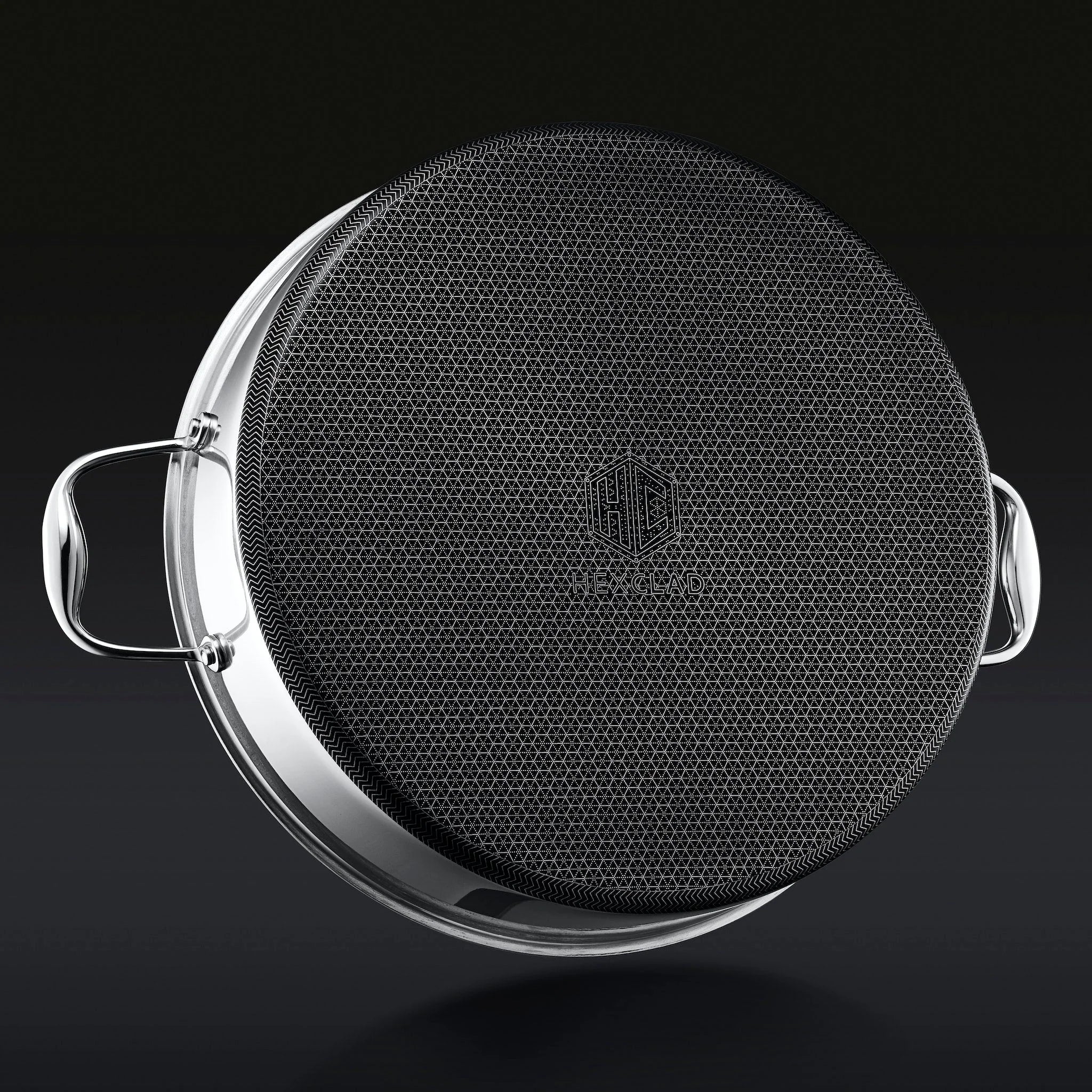 Dyp stekepanne med lokk fra Hexclad (30cm)