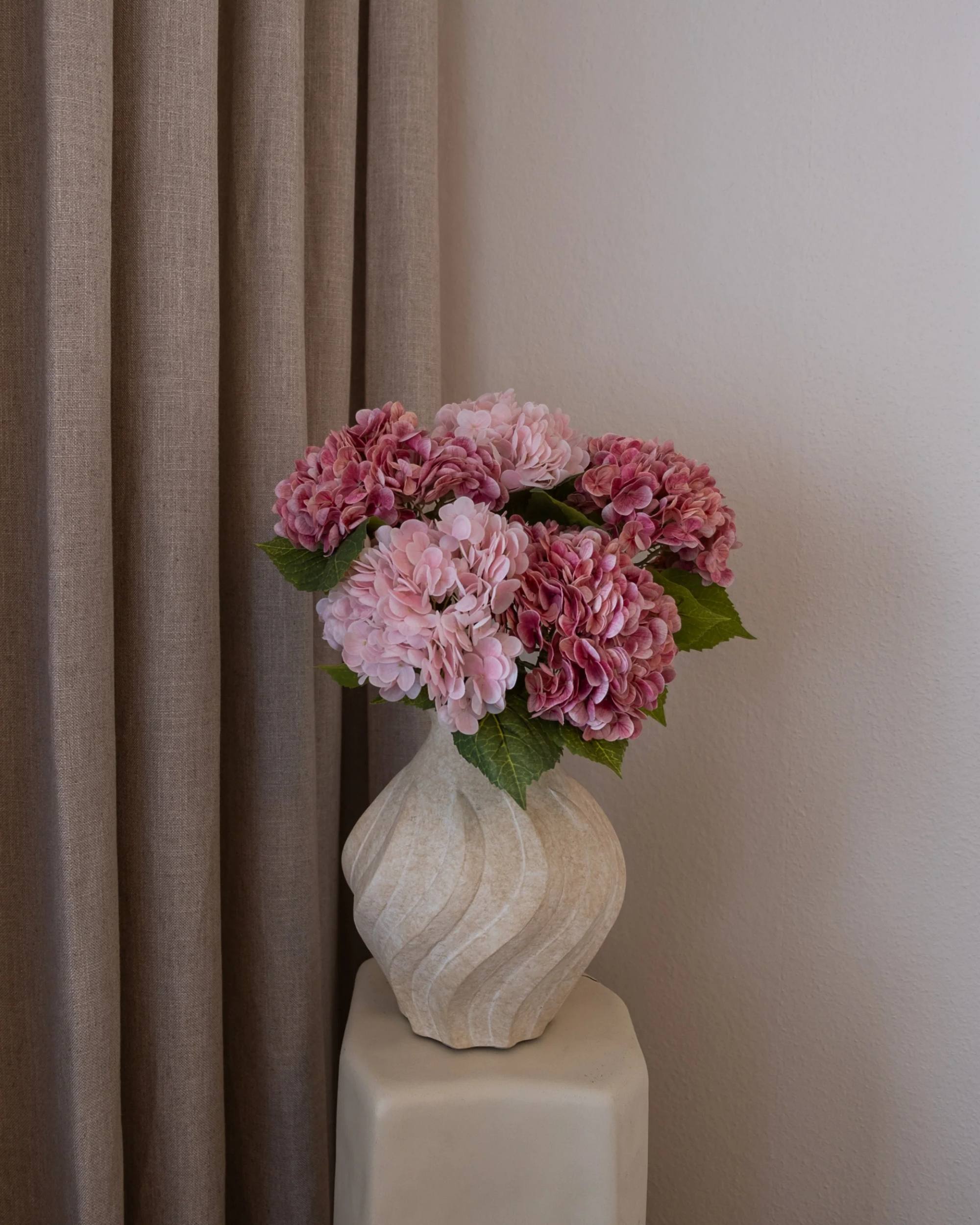 Hortensia Bukett Rosa fra Amarante (5 stk)