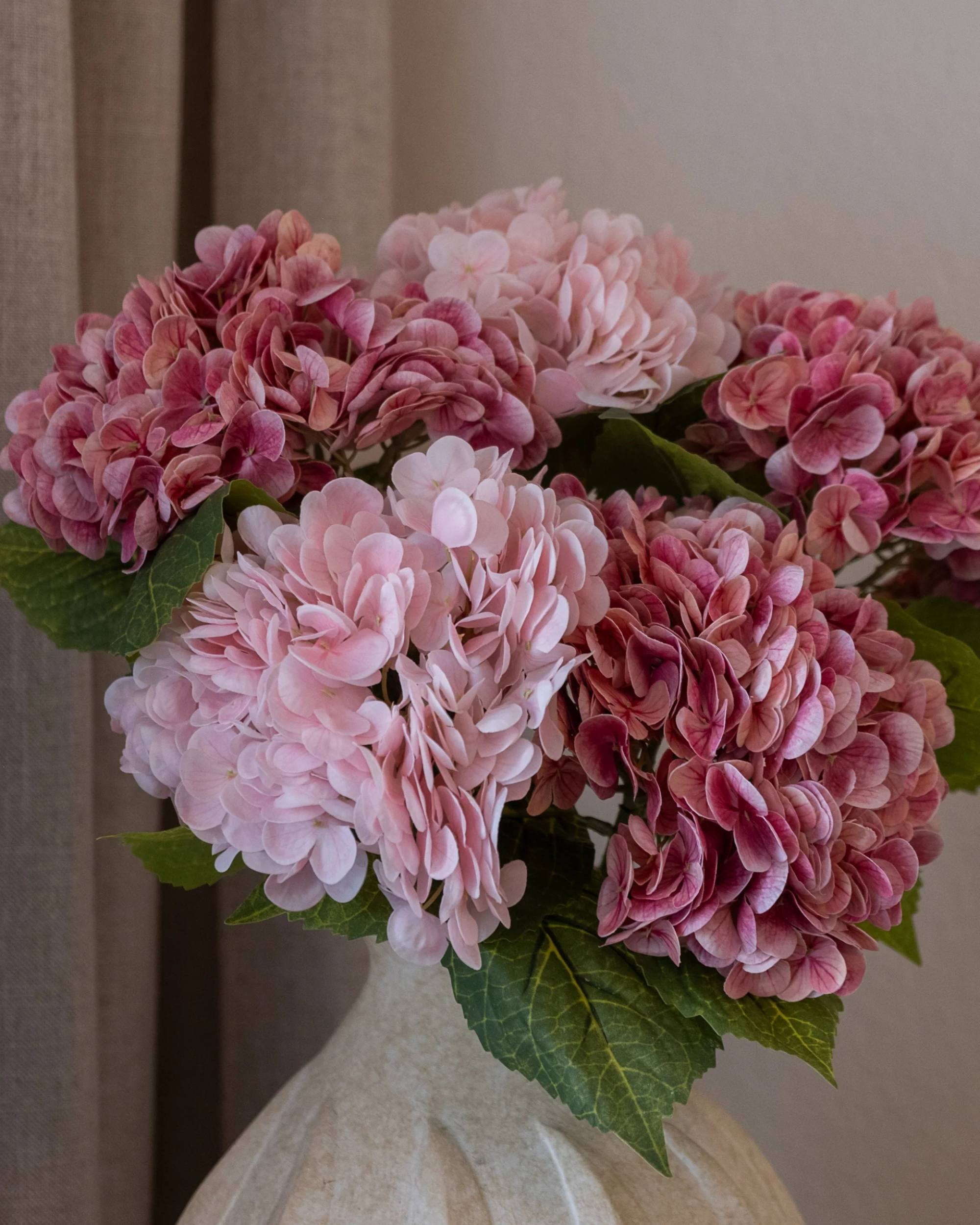 Hortensia Bukett Rosa fra Amarante (5 stk)