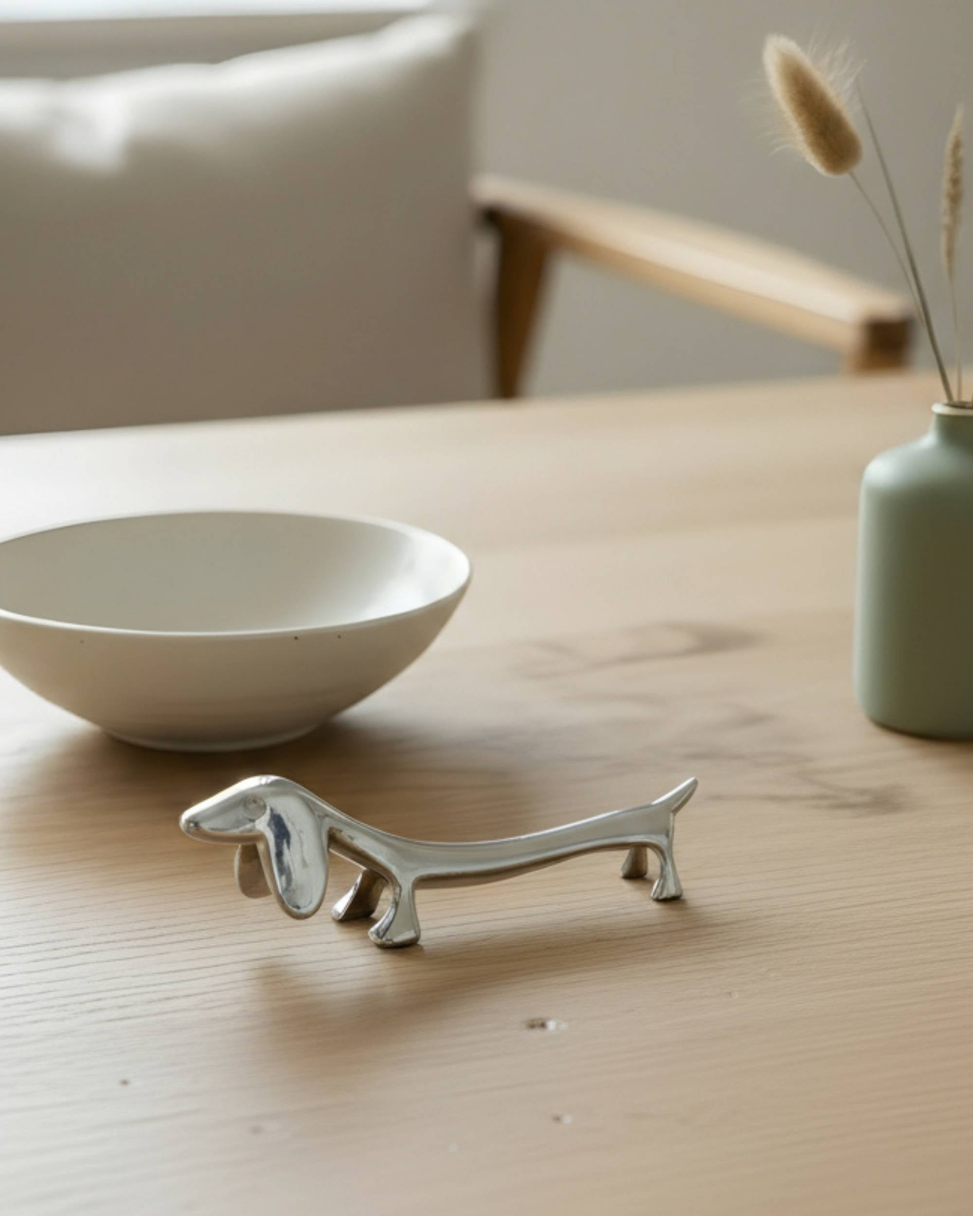 DACHS Sett a 4 bestikkhvilere i rustfritt stål