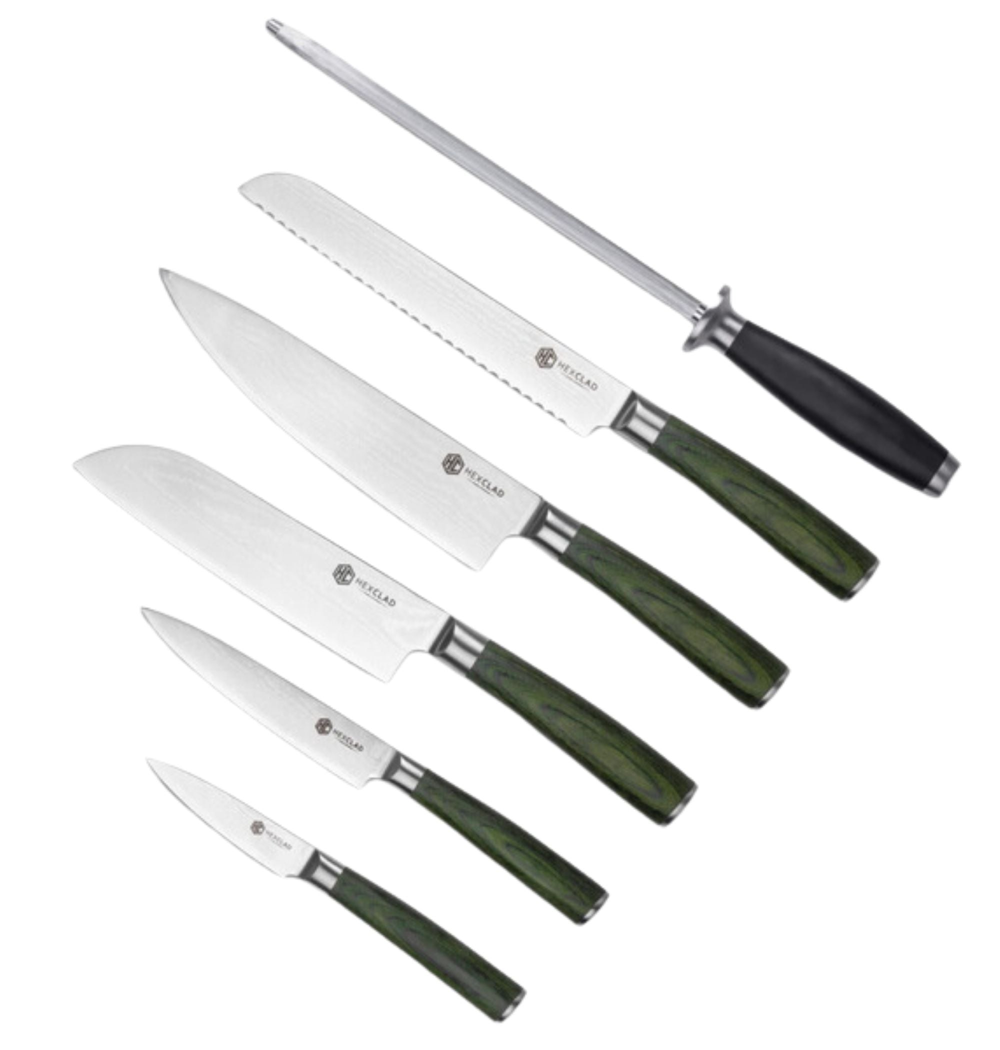 Knivsett fra Hexclad (6 deler)