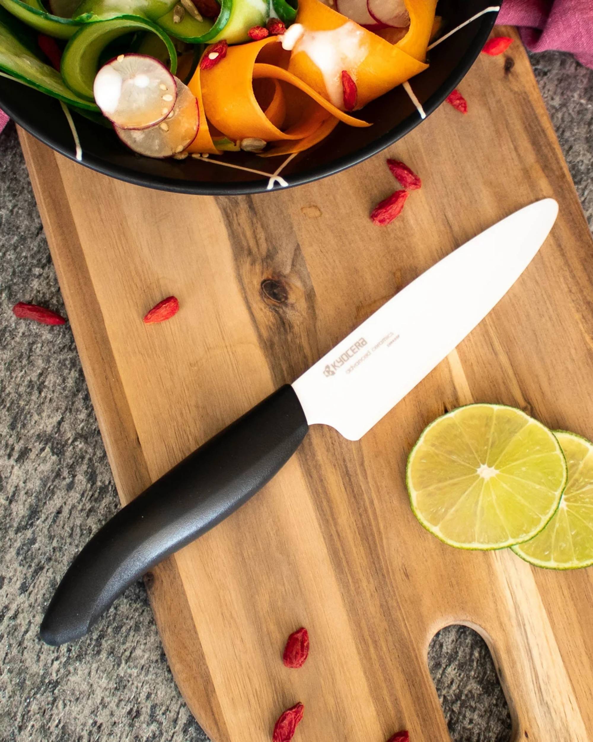 Kokkekniv, BIO fra Kyocera (hvitt blad)