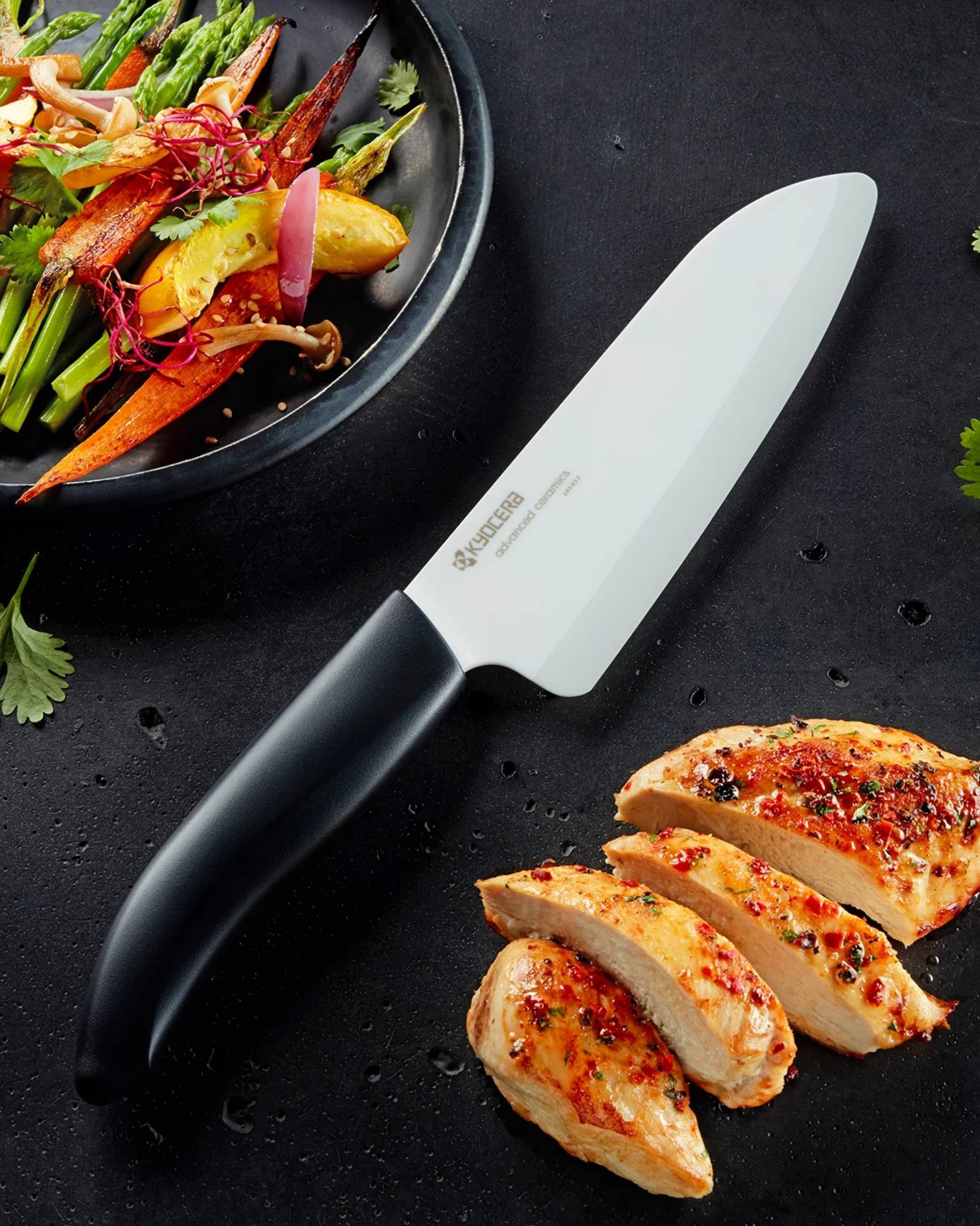 Kokkekniv, GEN fra Kyocera (hvitt blad)