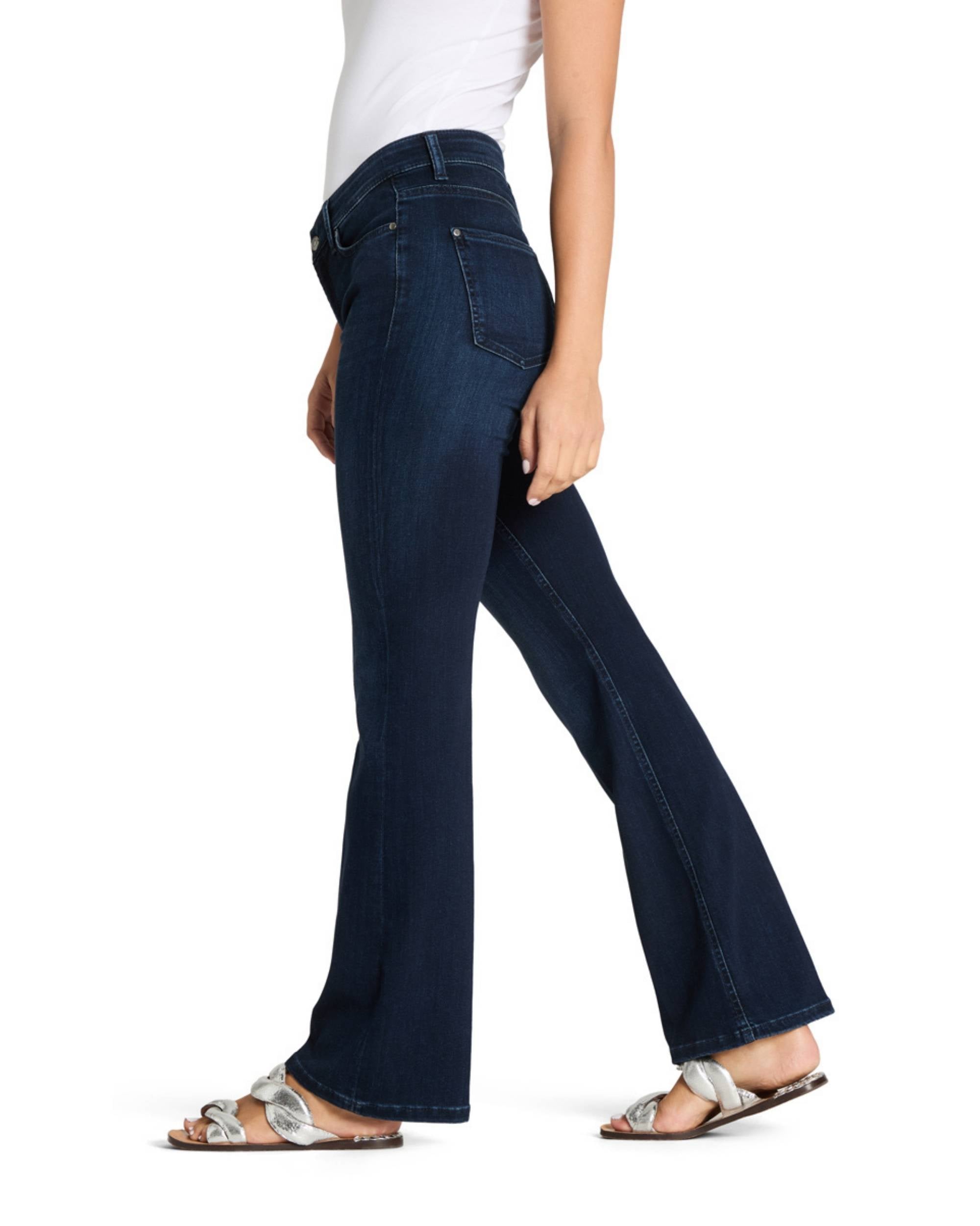 Paris Flared Blue Black Superstrech fra Cambio