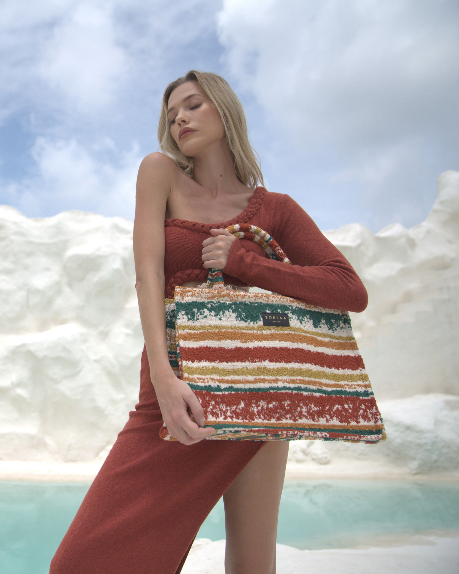 Sifnos Stor Tote Bag fra Sorena 5207393005376 Bettanshus Veske