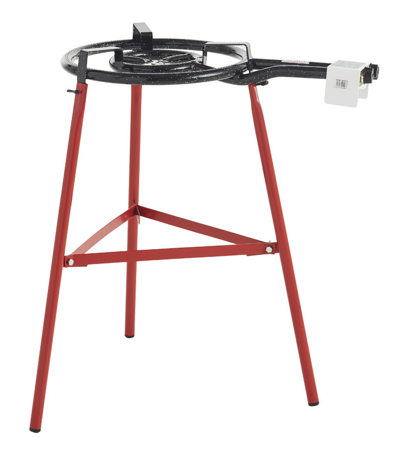 Paellasett, gassbrenner og emaljert panne fra Vaello (46 cm)