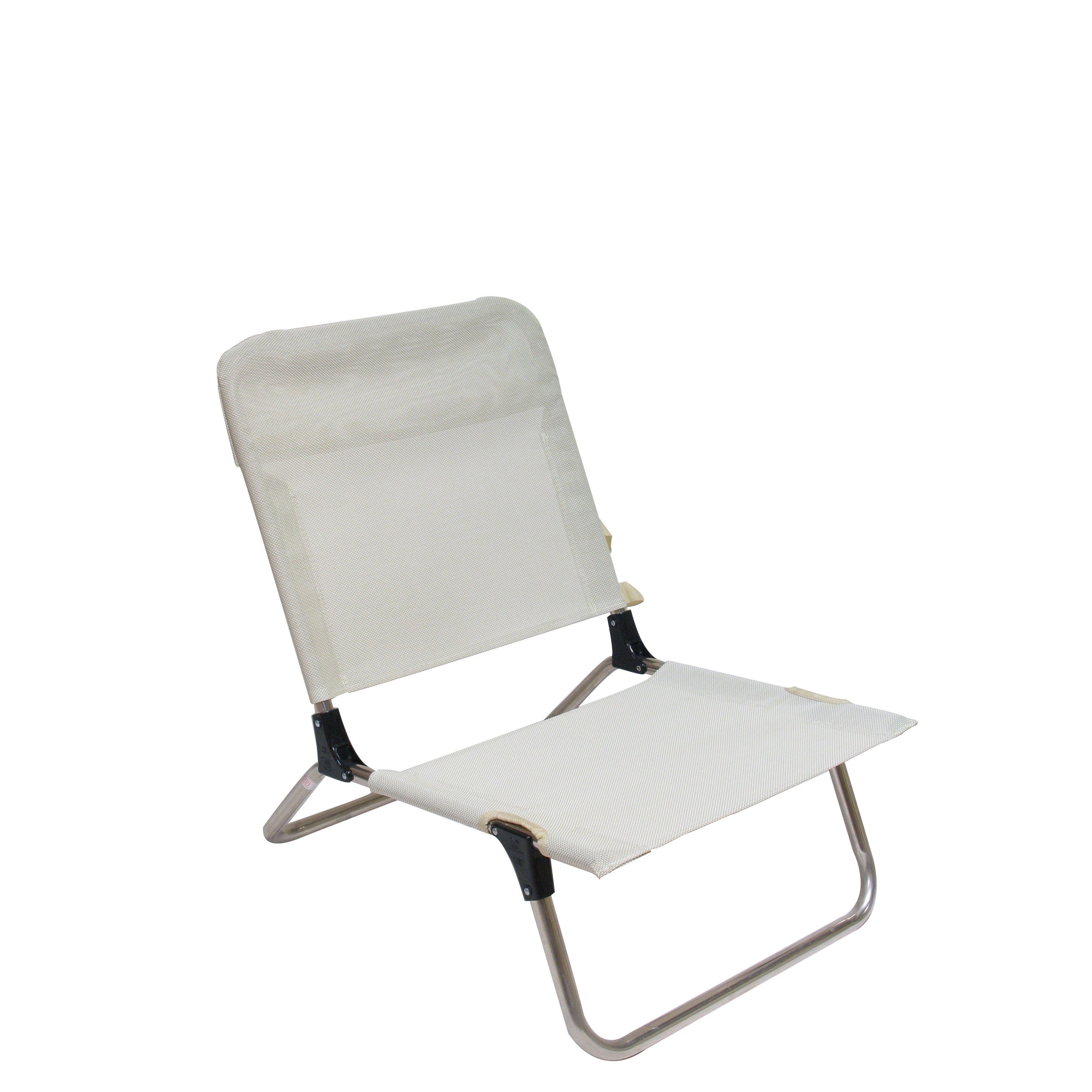 Quick strandstol fra Fiam i hvit tekstil